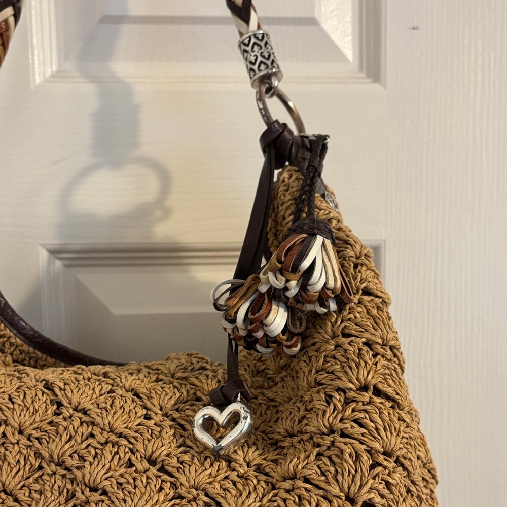 Brighton Brown woven Hobo Bag - Picture 3 of 8